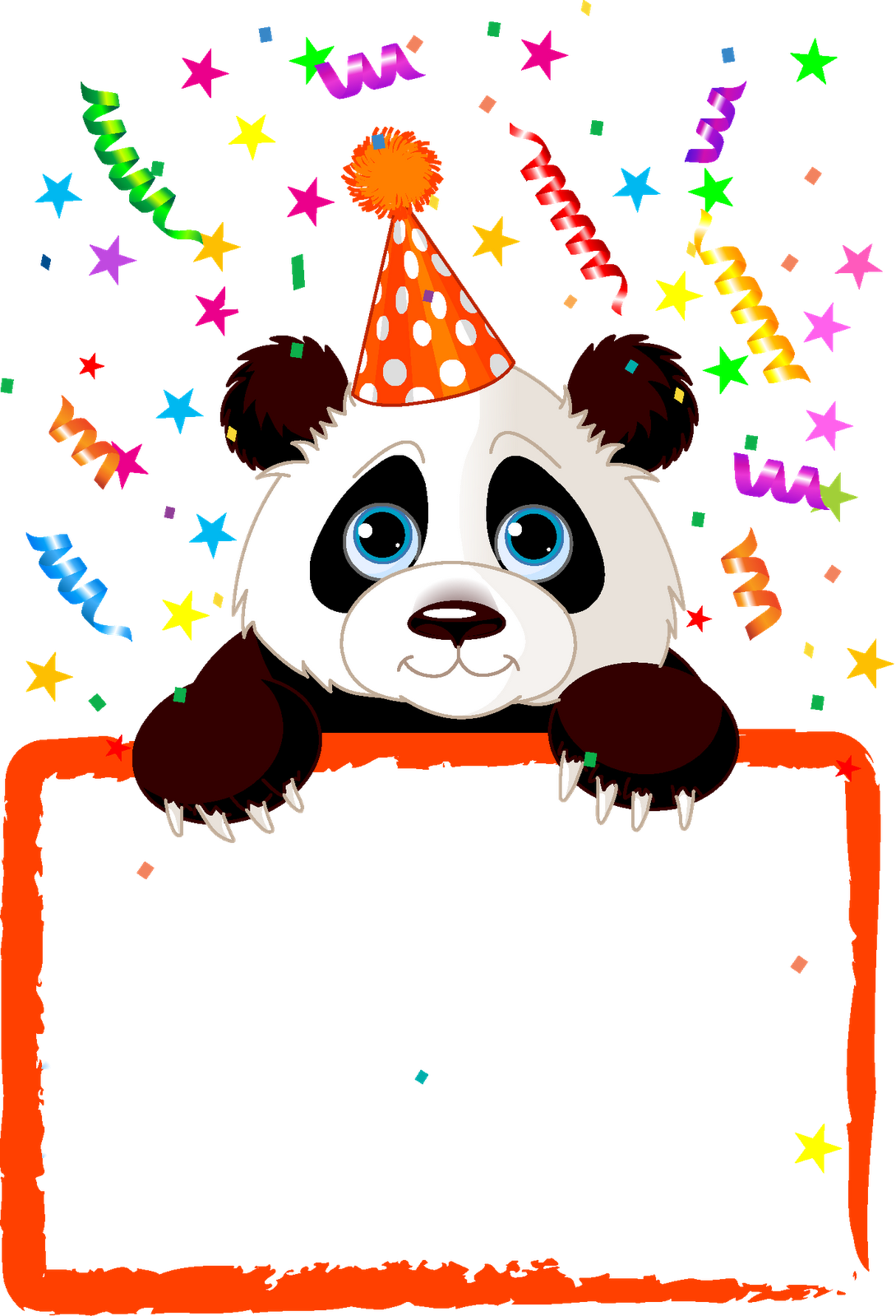 Panda Feliz Cumpleaños, Cumpleaños De Ositos, Pancarta - Baby Panda Shower Curtain (1090x1600), Png Download