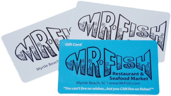 Fish Gift Card - Mr Fish (600x346), Png Download