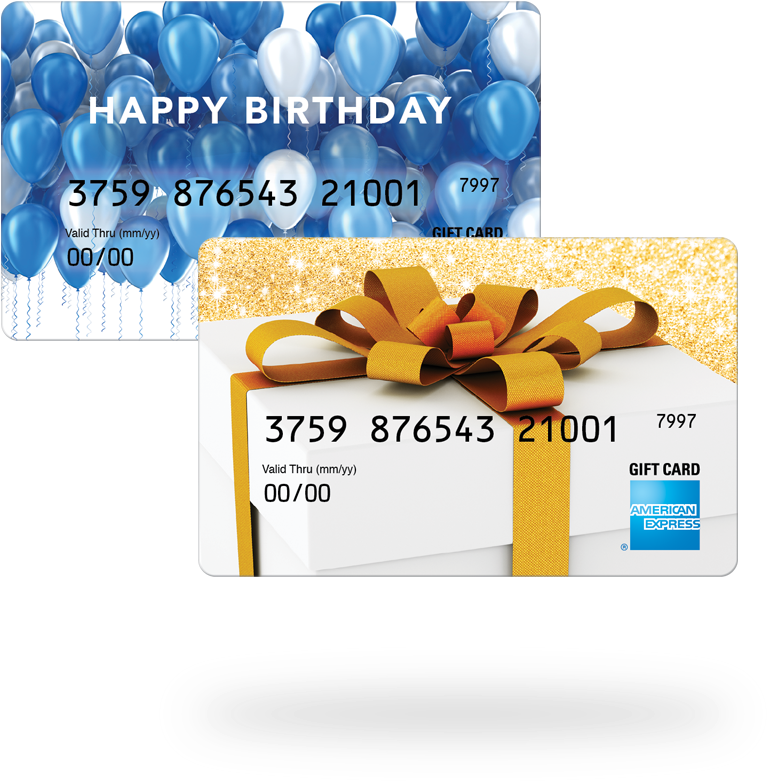 Personal Gift Cards From American Express - Personal Cards (793x780), Png Download