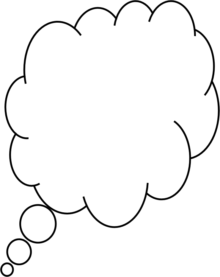 Componer Las Viñetas Y Las Páginas - White Thought Bubble Png (740x930), Png Download