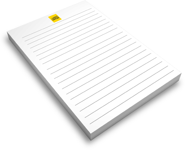 120 White Knight Notepads - Матрак С Полиуретанова Пяна (600x600), Png Download