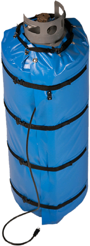 Gas Cylinder & Propane Tank Insulated Heating Blankets - Gas Cylinder Insulation Jacket (266x500), Png Download
