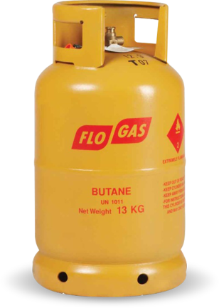 13kg Butane Gas Cylinder - Flogas Butane Gas - 13kg (308x433), Png Download