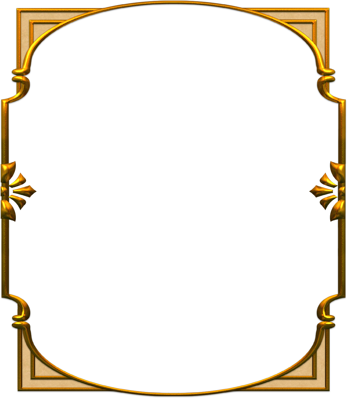 Invitaciones Doradas, Png Fondos, Imagenes De Marcos, - Birthday Photo Gold Frames Png (1158x1329), Png Download