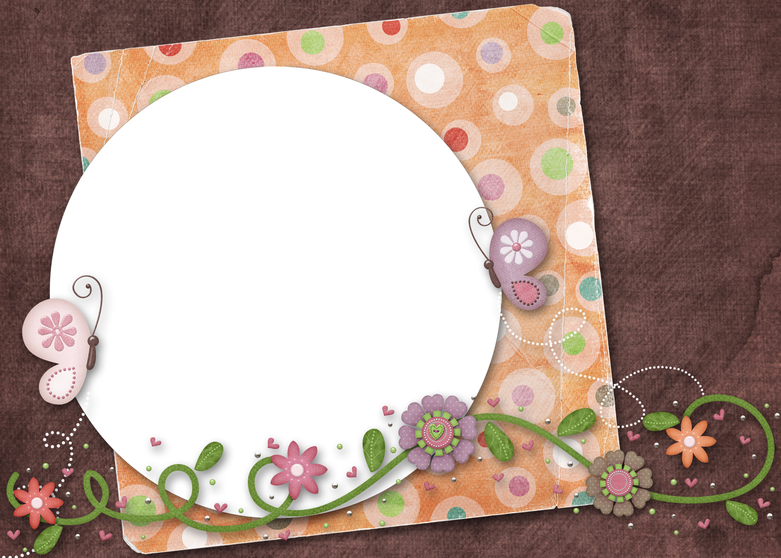 Molduras Png Infantil - Circle (1600x1143), Png Download