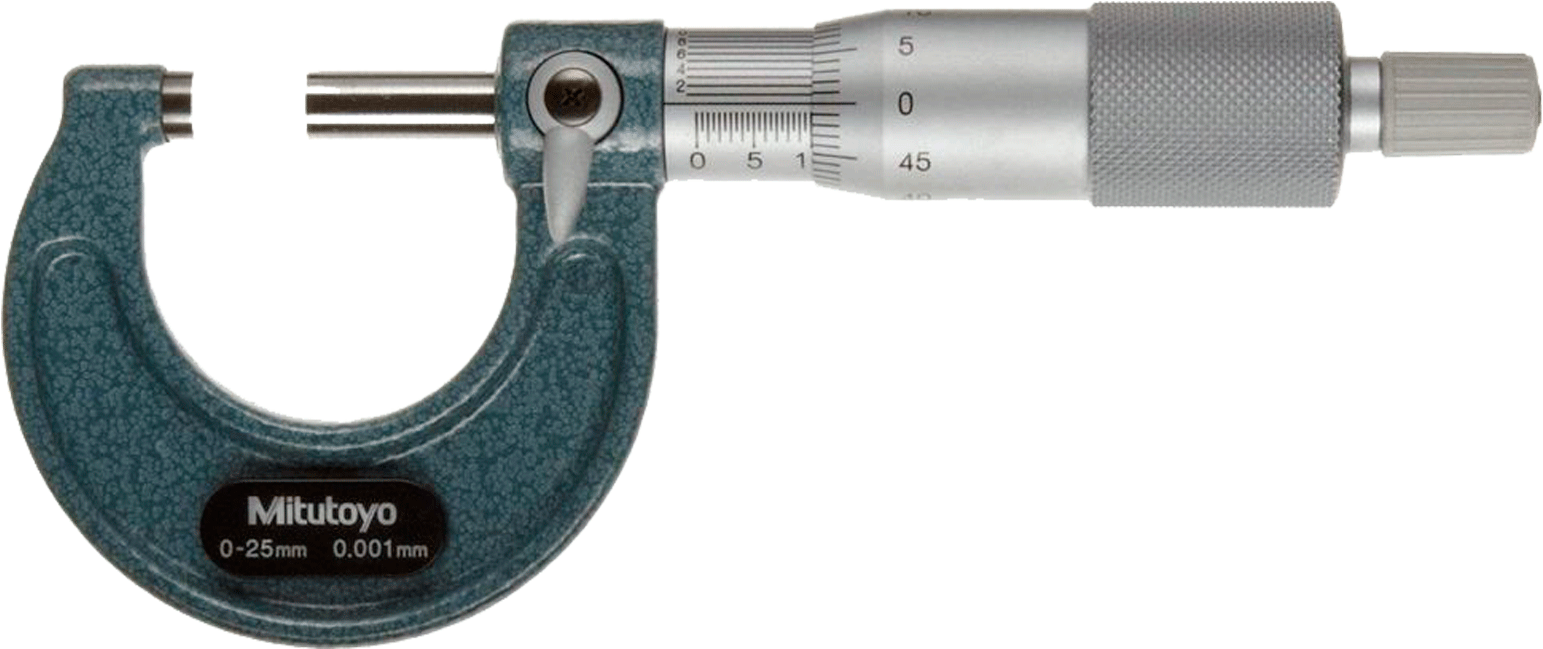 Herramientas Herramientas Herramientas Herramientas - Mitutoyo 103 129 Outside Micrometer 0-25mm (1750x1000), Png Download