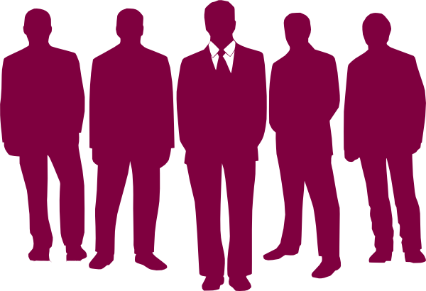 Png Of People Banner Free Stock - Group Of People Clipart (600x410), Png Download