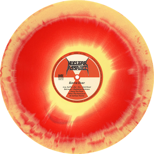 Game Over - Nuclear Assault Game Over Vinyl (500x500), Png Download