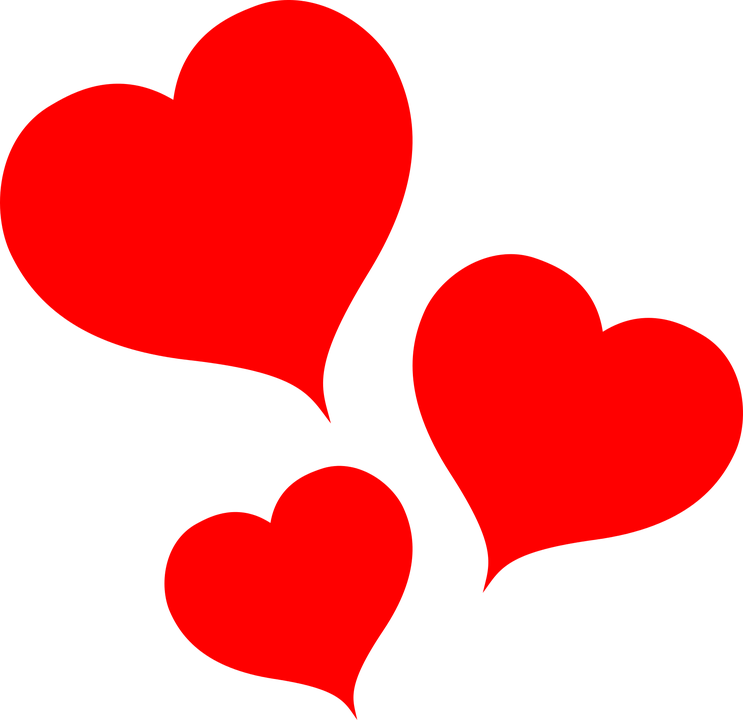 The Love Symbol Png Banner Royalty Free - Heart Shape Red (743x720), Png Download