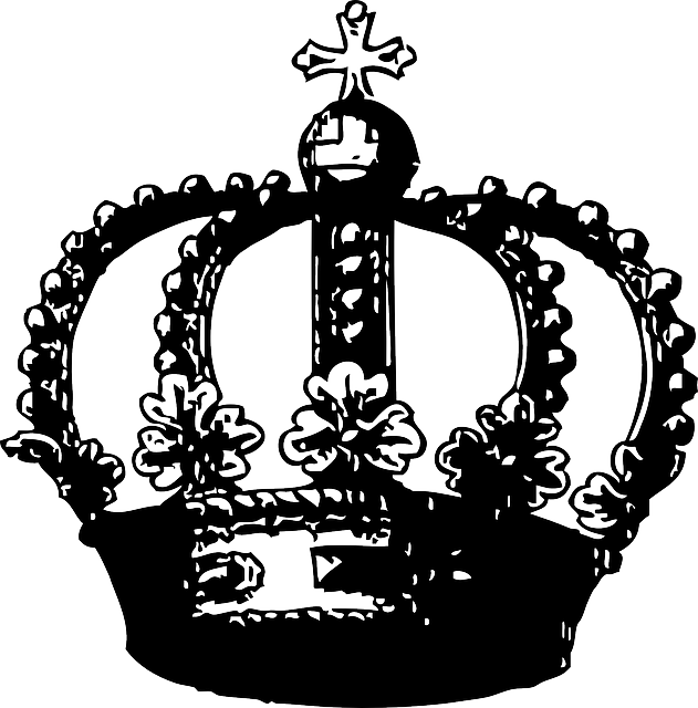 Black Kings Crown Png - Crown Png Black (631x640), Png Download