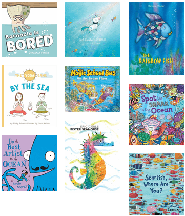 Rainbow Fish Book (436x466), Png Download