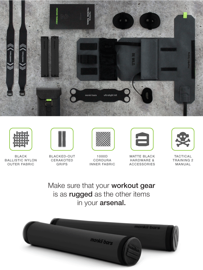 Https - //www - Kickstarter - Bars 2 A Gym You Can - Monkii Bars 2 Tactical (680x906), Png Download