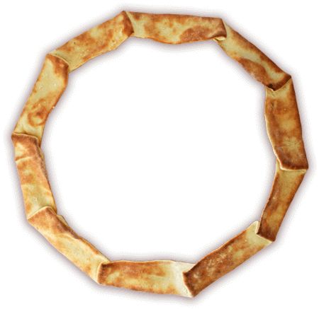 Borda De Pizza (450x437), Png Download