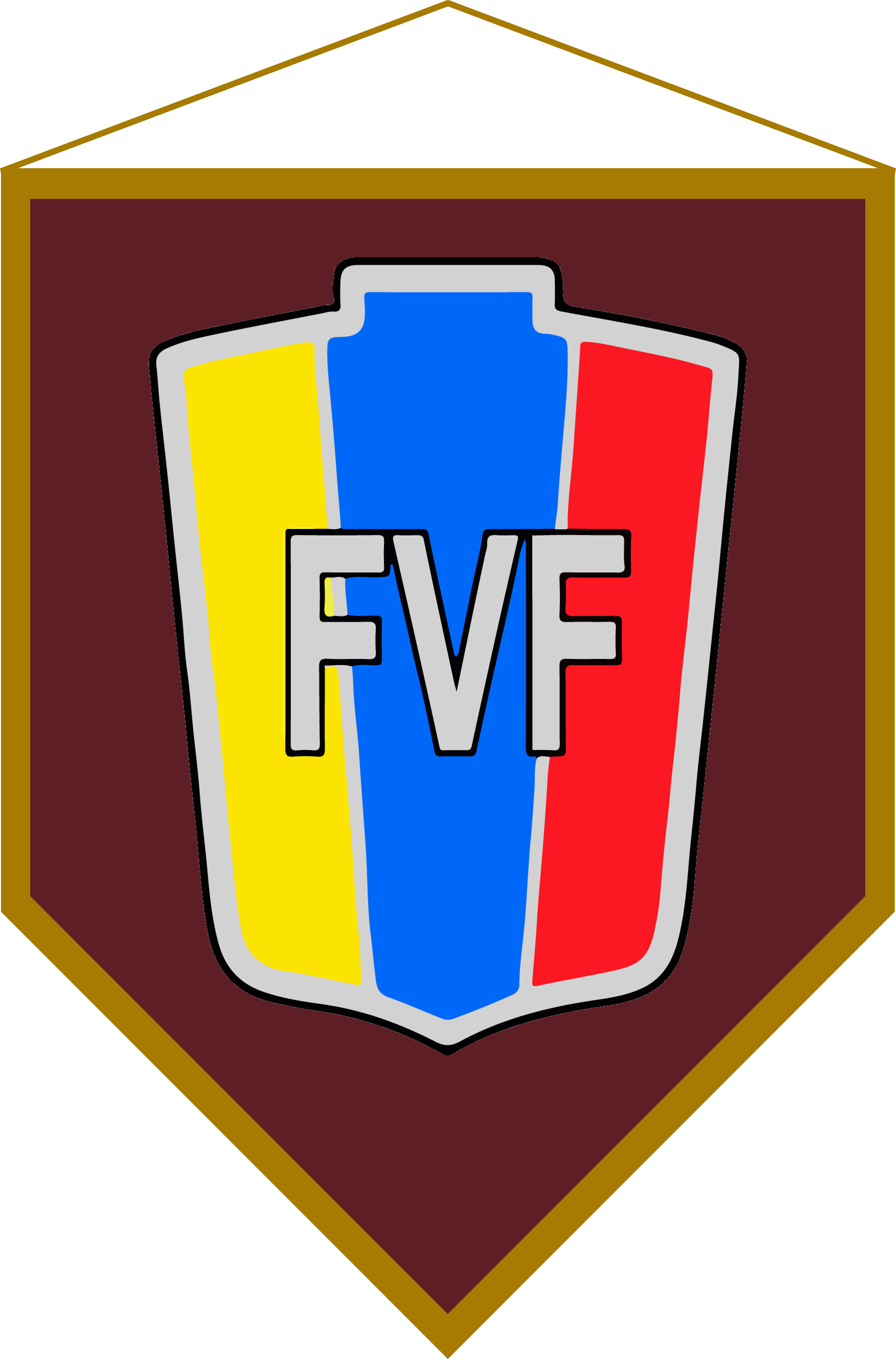 Logo Banderín Venezuela - Venezuelan Football Federation (3647x5527), Png Download