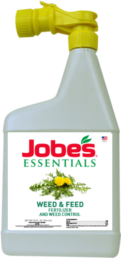 Jobe's Essentials Weed And Feed - Jobes Fertilizer Spikes For Prolific Flowering Plants (553x553), Png Download