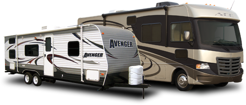 Motorhome And Travel Trailer Service - Rv Png (500x284), Png Download