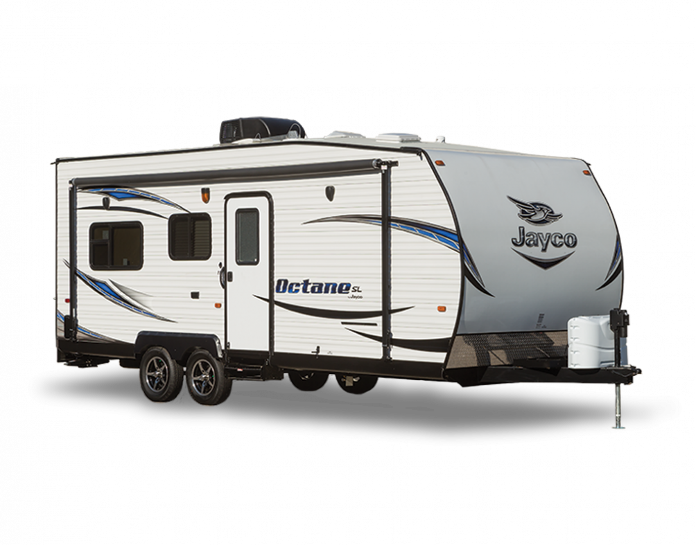 2016 Jayco Octane Zx Super Lite Exterior Image - Travel Trailer (1004x787), Png Download