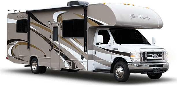 23u Four Winds Type C Motorhome (612x309), Png Download