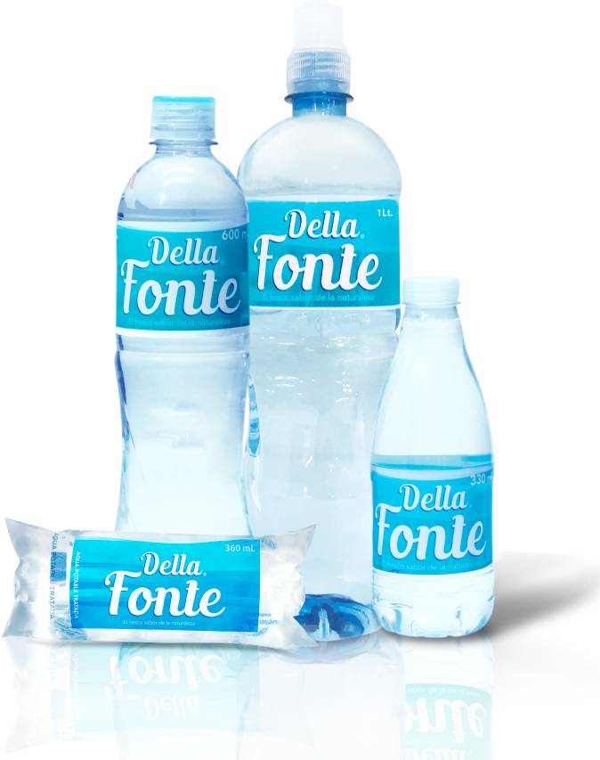 Agua En Bolsa, Botellón De Agua, Agua Della Fonte Especialistas - Plastic Bottle (789x864), Png Download
