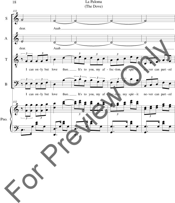 La Paloma Thumbnail - Carol Of The Birds Sheet Music Catalan (816x1056), Png Download