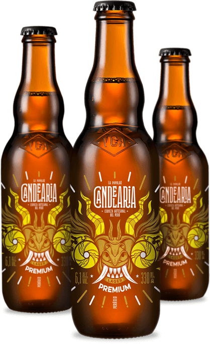Cerveza Artesanal La Premium - Cerveza Candelaria Png (418x684), Png Download