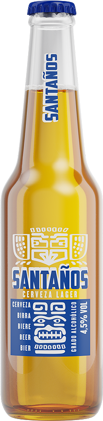 Santaños Lager - Santanos Пиво (400x853), Png Download