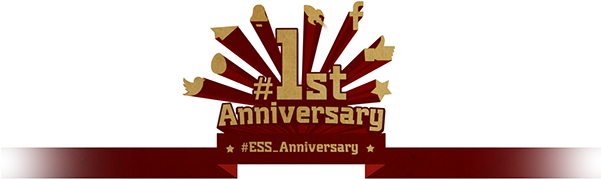 Mx 1st Anniversary On Behance - 1st Anniversary Logo Png (600x225), Png Download