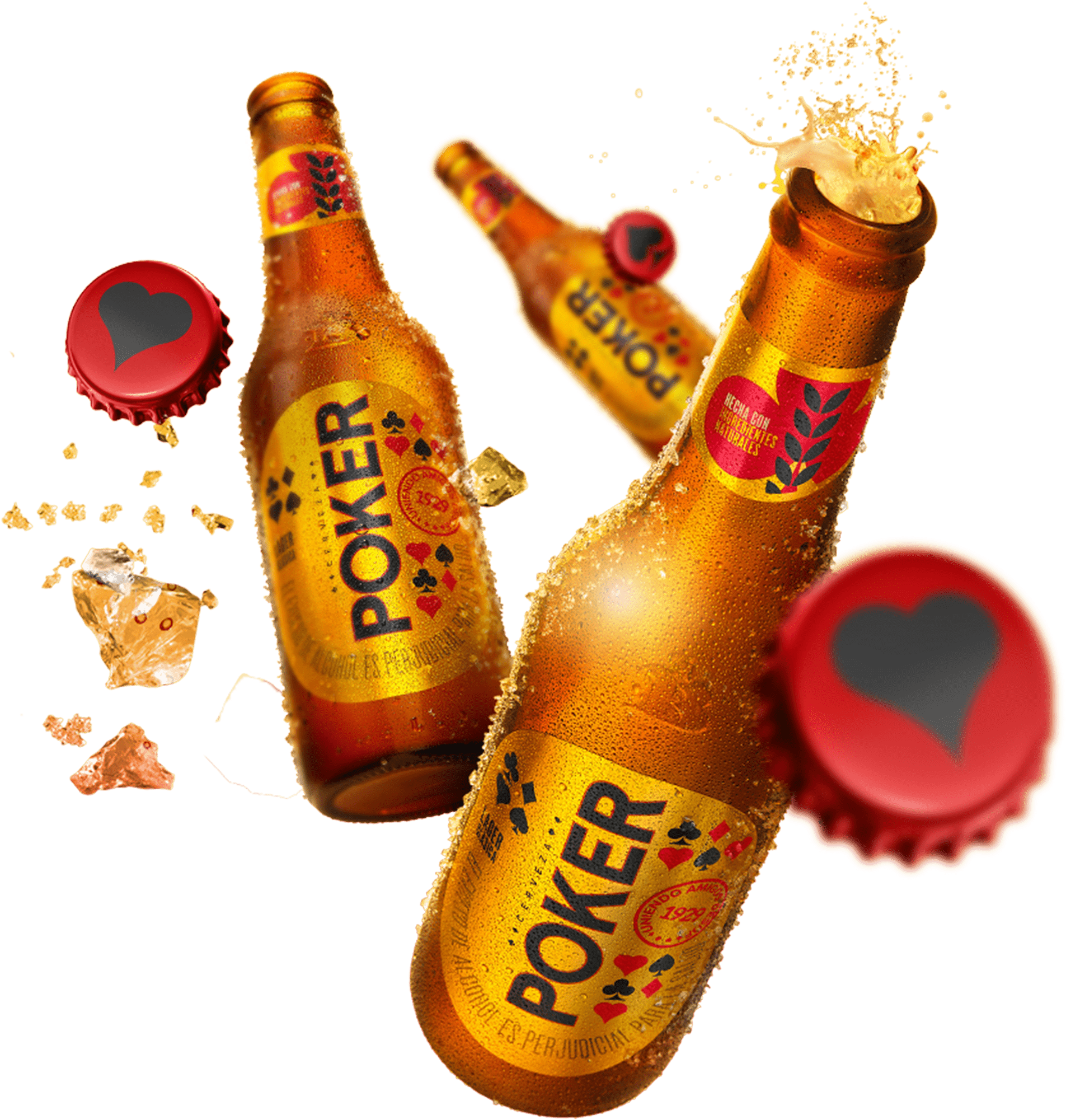 La Presentación Perfecta Pa' Los Amigos Tradicionales, - Nueva Presentación De Cerveza Poker (2000x2000), Png Download