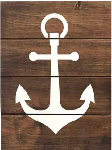 Cuadro Ancla Sobre Duela Iy009 - Anchor (500x500), Png Download