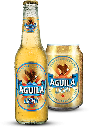 Botella De Aguila Light (314x447), Png Download