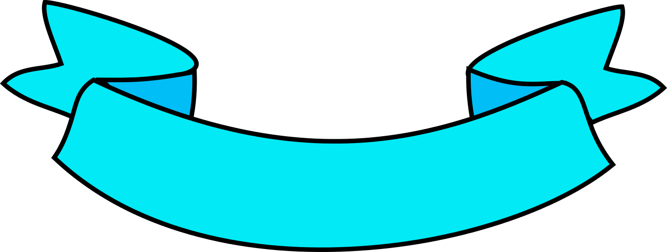 Banner Azul Claro Png - Faixa Banner Laranja Png (1370x518), Png Download