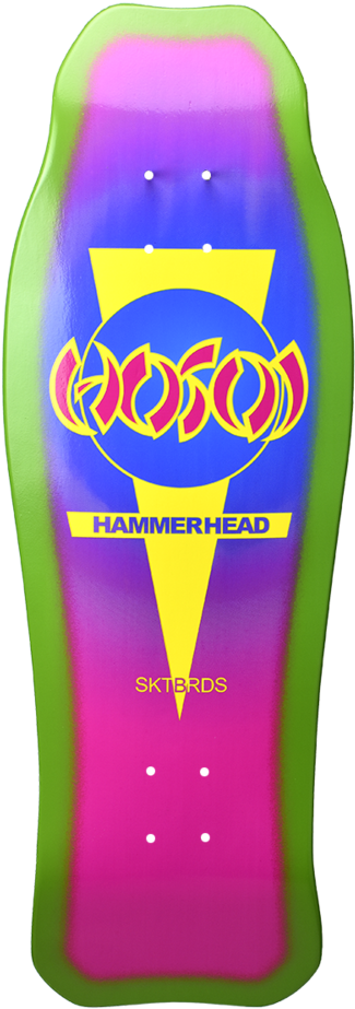 Hosoi Sunburst Pink Purple Bottom Web Bdhi002sb - Hosoi Hammerhead (1000x1000), Png Download
