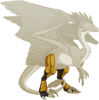 Gold Filigree Boots Wildclaw F - Flight Rising Fire Accent (350x350), Png Download