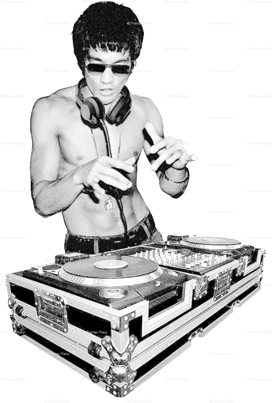 Bruce Lee Dj (980x1409), Png Download