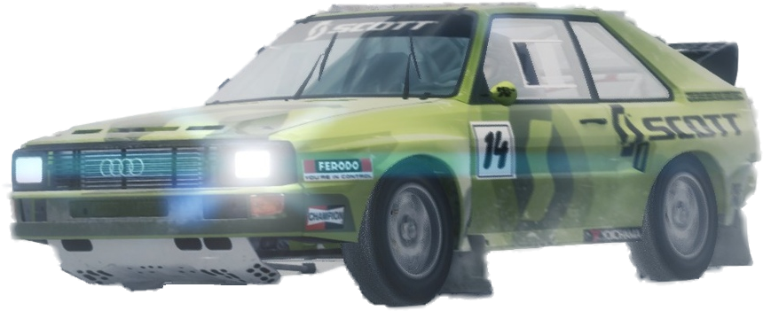 Dirt 3 Audi Quattro Transparent Background 002 - Audi Quattro (1280x800), Png Download