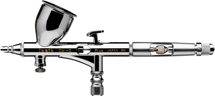 Iwata Custom Micron Airbrush - Iwata Custom Micron Cm-c Plus (version 2) Airbrush (730x357), Png Download
