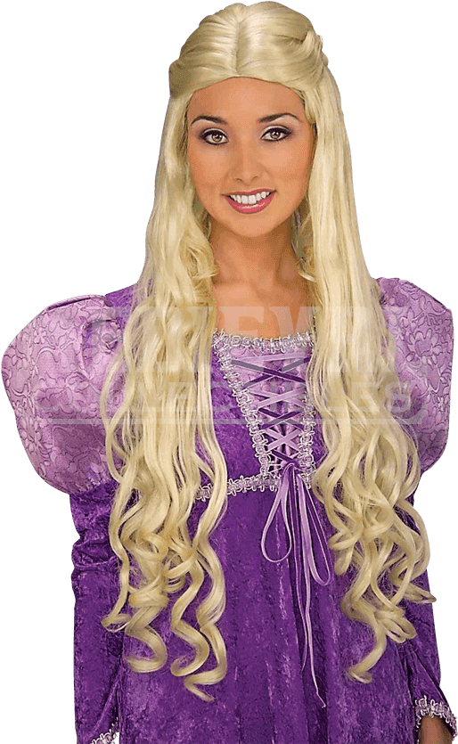 Guinevere Blonde Wig - Guinevere. Blonde (wigs) - Female - One Size (850x850), Png Download