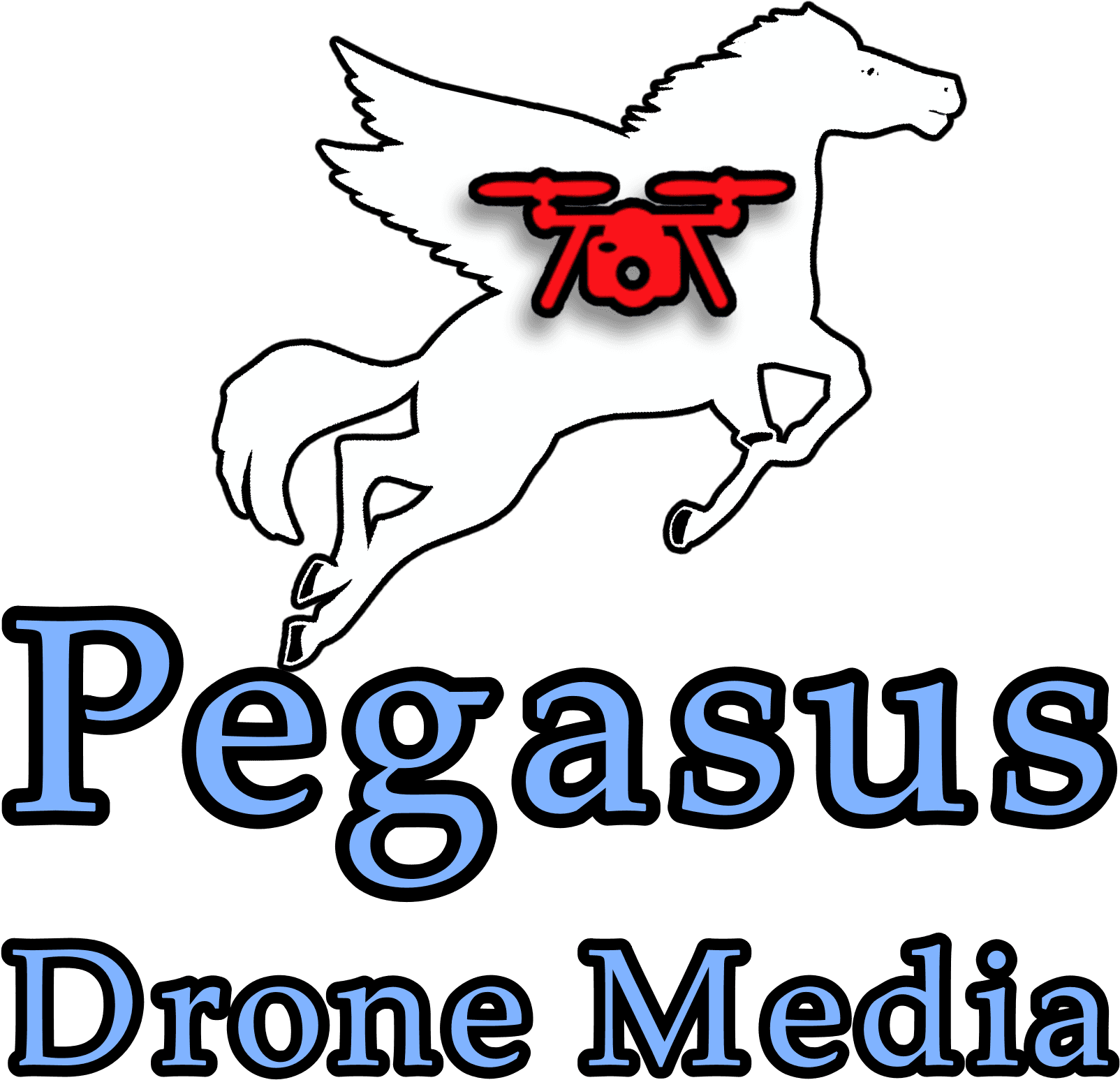 Pegasus Drone Media - Logo (1655x1655), Png Download