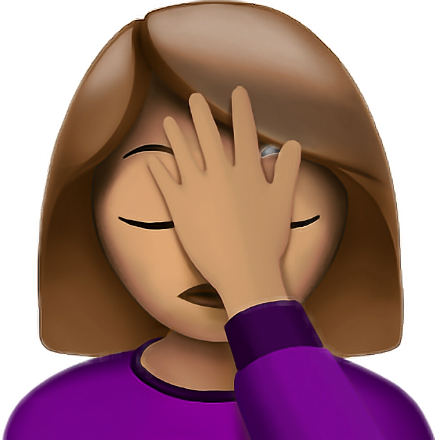 Emoji Mano En La Cara (400x400), Png Download