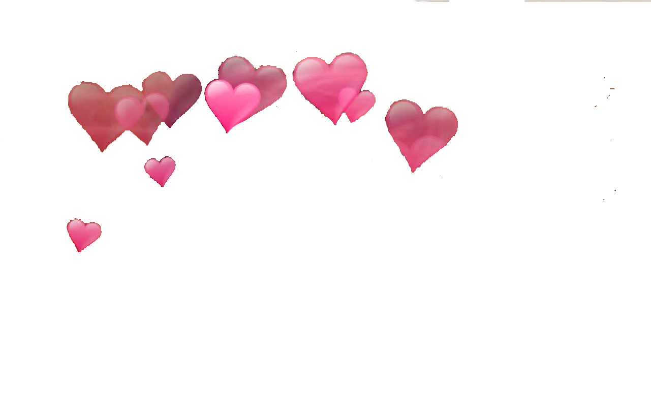 Heart Transparent Imac - Hearts Around Head Transparent (1280x1280), Png Download