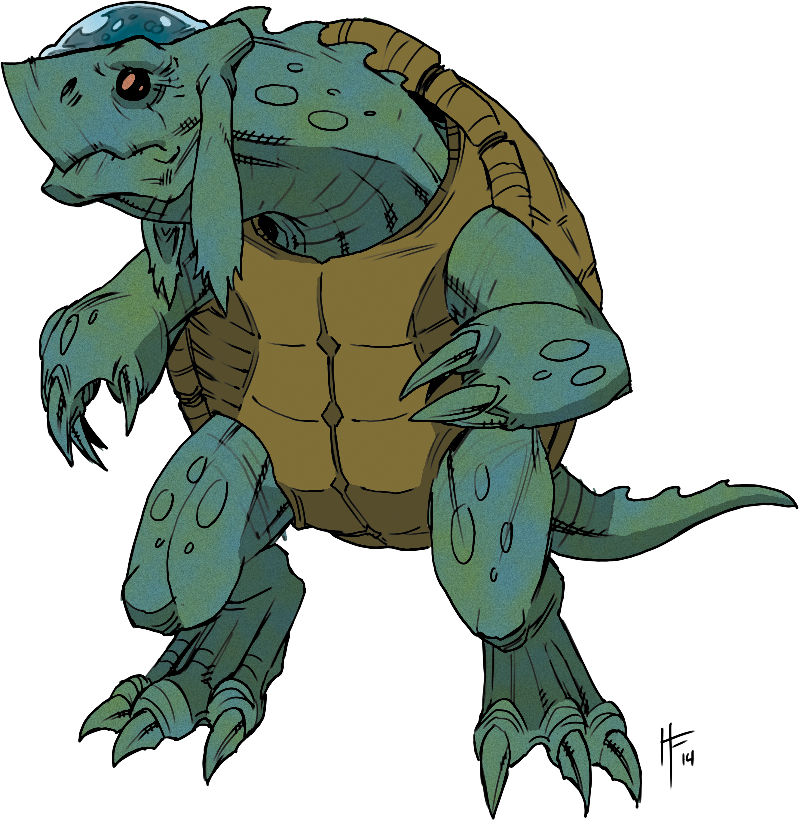 Kappa - Kappa D&d (2990x2920), Png Download