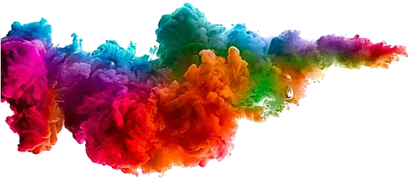 Happy Holi Colours Png By Picsartallpng - Colour Png For Picsart (600x271), Png Download