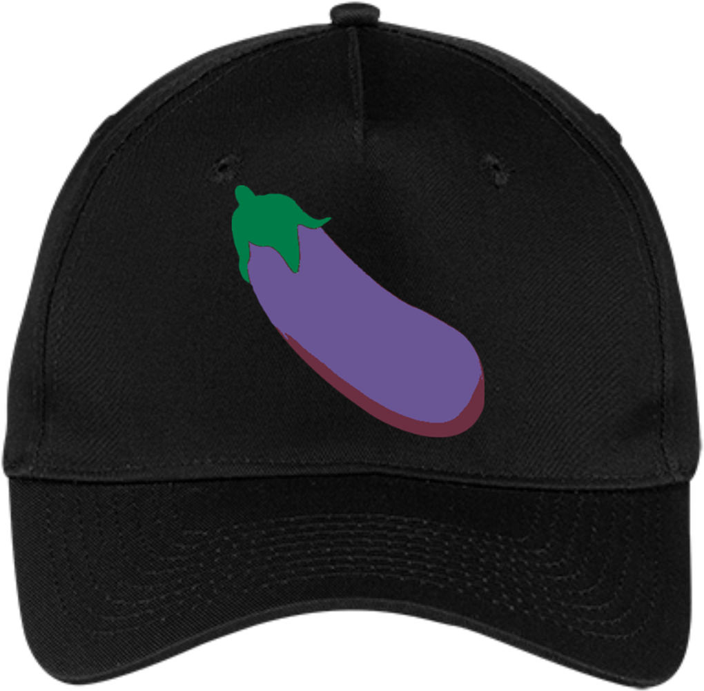Eggplant Emoji Cp86 Port & Co - Nissan Gtr Cp86 Port & Co. Five Panel Twill Cap (1024x1024), Png Download