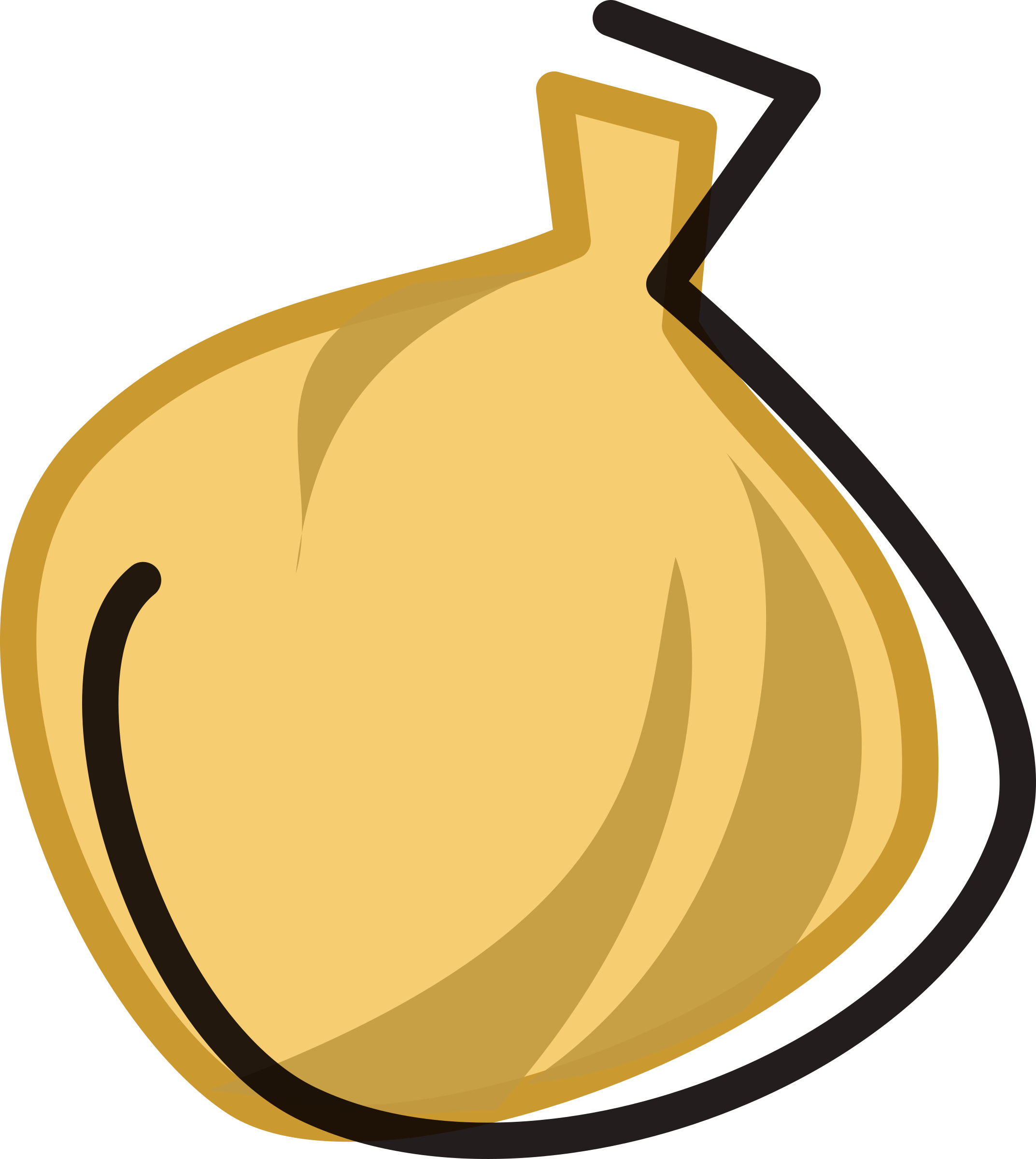 This Free Icons Png Design Of Vintage Onion (2145x2400), Png Download