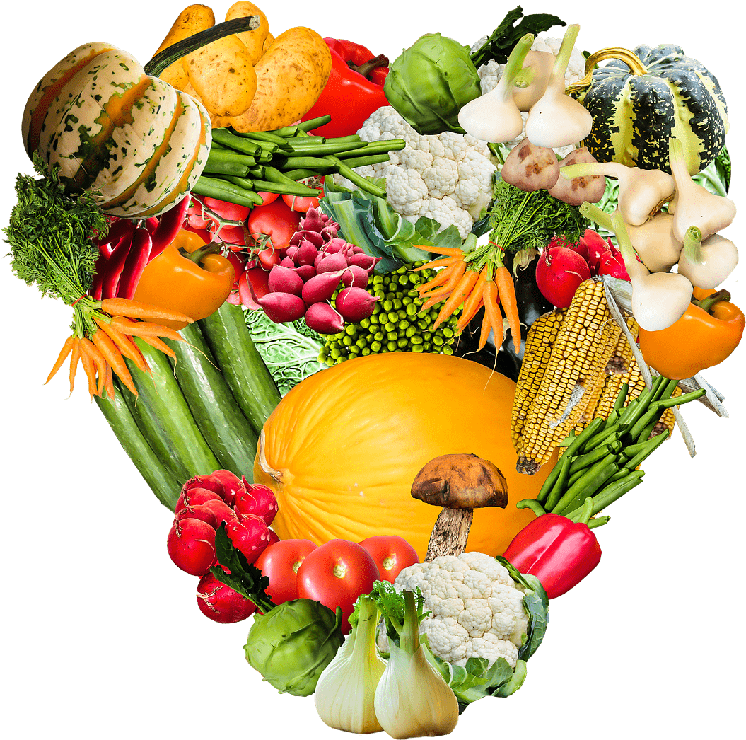 Download - Fruits And Vegetables Png (1188x1280), Png Download