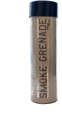 Black Wire Pull™ Smoke Grenade - (black) Wire Pull Smoke Grenade (500x590), Png Download