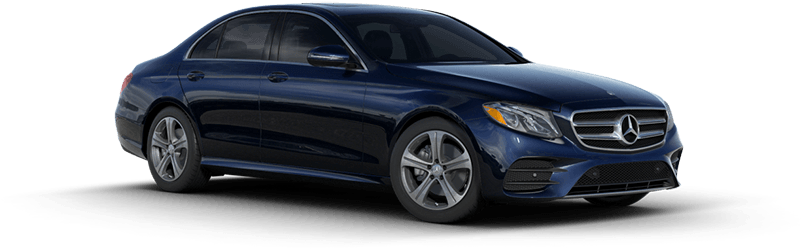 Blue E-class Sedan - Mercedes Benz E 300 Sedan (800x351), Png Download