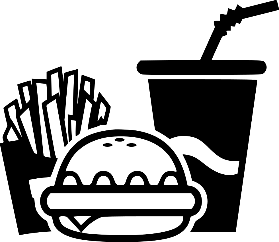 Hamburger Burguer French Fries Paper Cup Comments - Hamburger And Fries Icon Png (980x848), Png Download