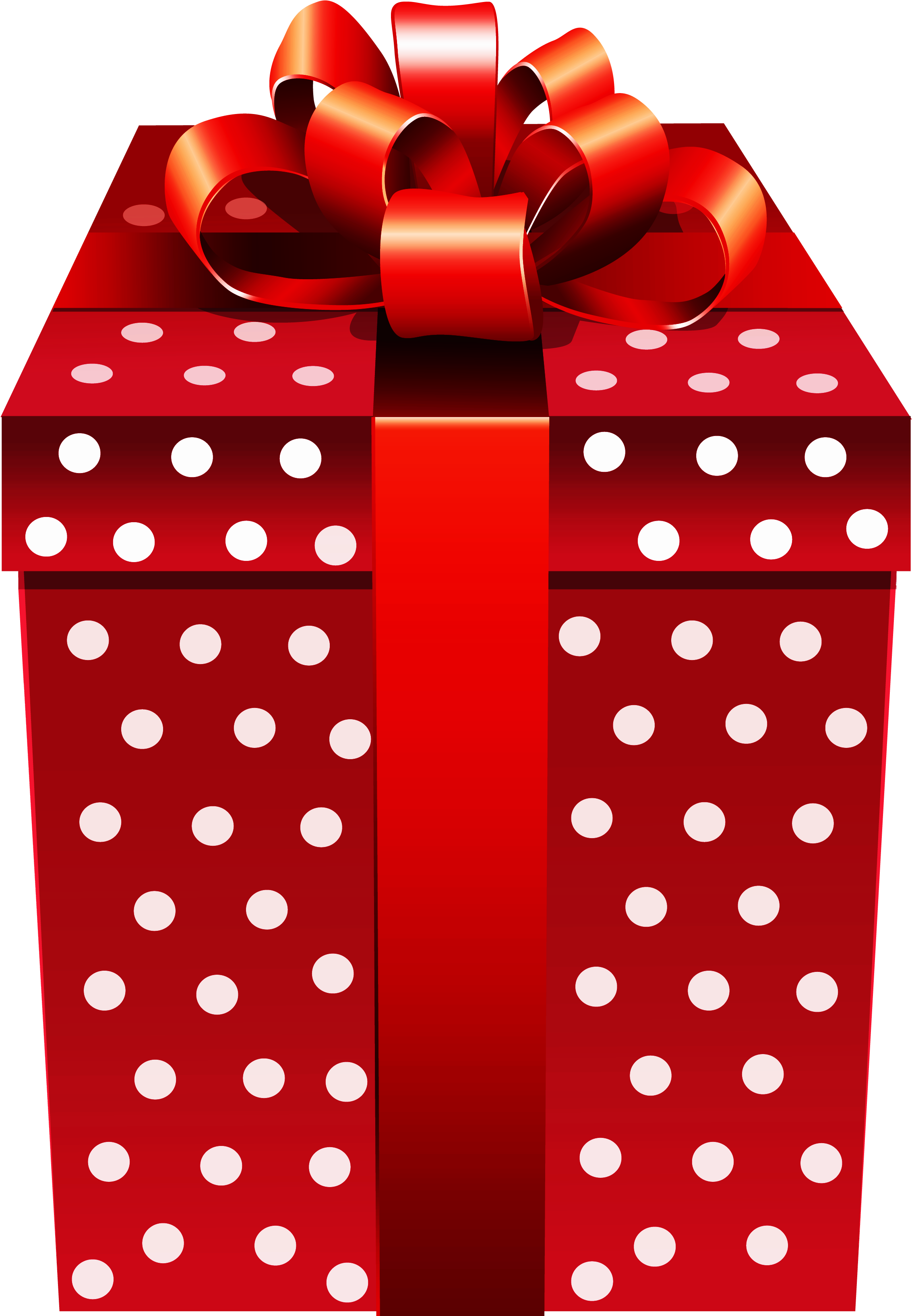 Red Present Clipart (2672x3457), Png Download