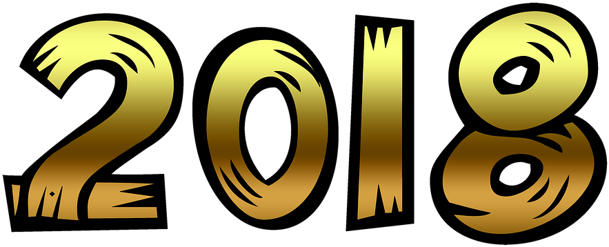 Happy New Year 2018 Png - Año Nuevo 2018 Png (960x433), Png Download